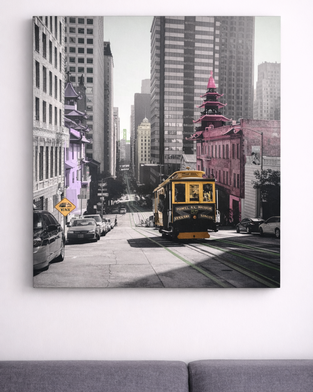 San Francisco Canvas Wall Art 135x135cm