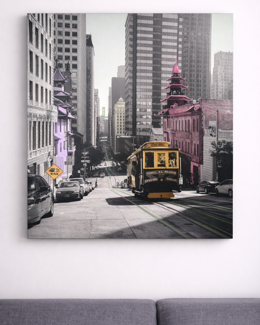 San Francisco Canvas Wall Art 135x135cm